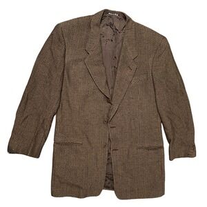 Giorgio Armani Le Collezioni Mens Virgin Wool Cashmere Blazer Made in Italy‎